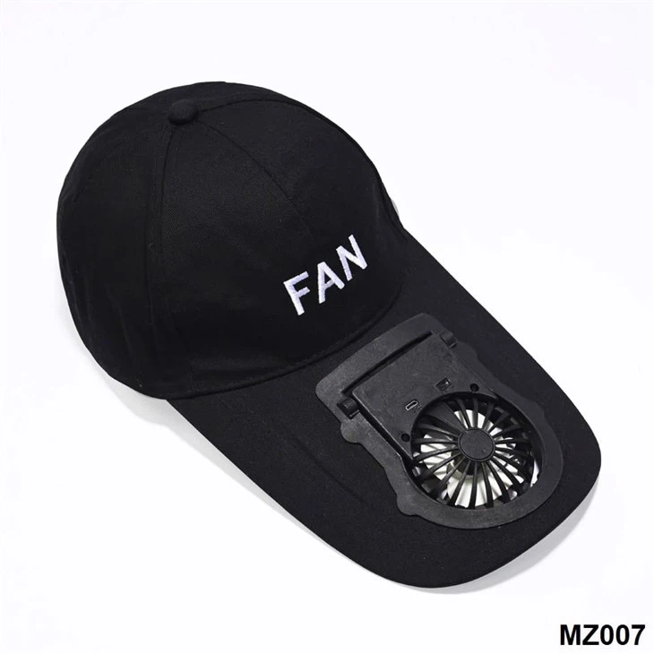 Cooling Baseball Cap With Built-in Fan