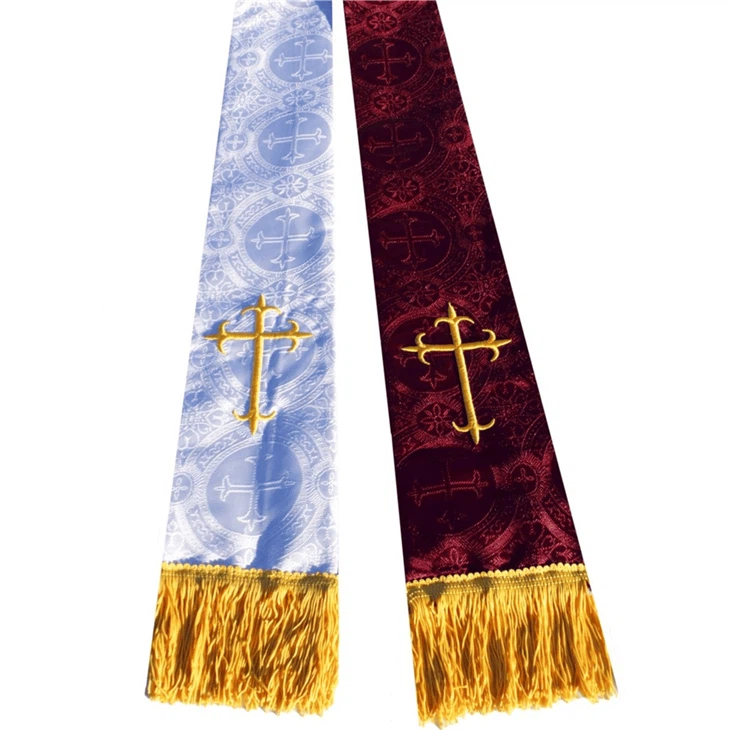 Jacquard Embroidery Pastor's Stoles